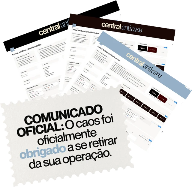 Comunicado oficial: o caos foi oficialmente obrigado a se retirar da sua operação.